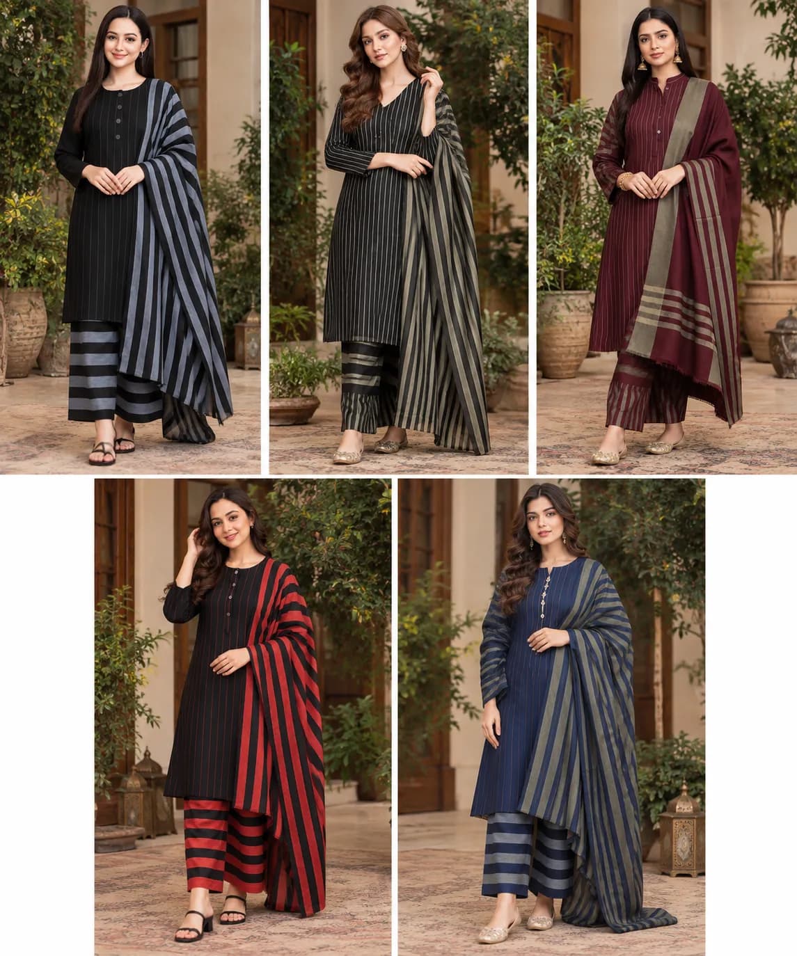 Premium Dhanak Women’s Suit