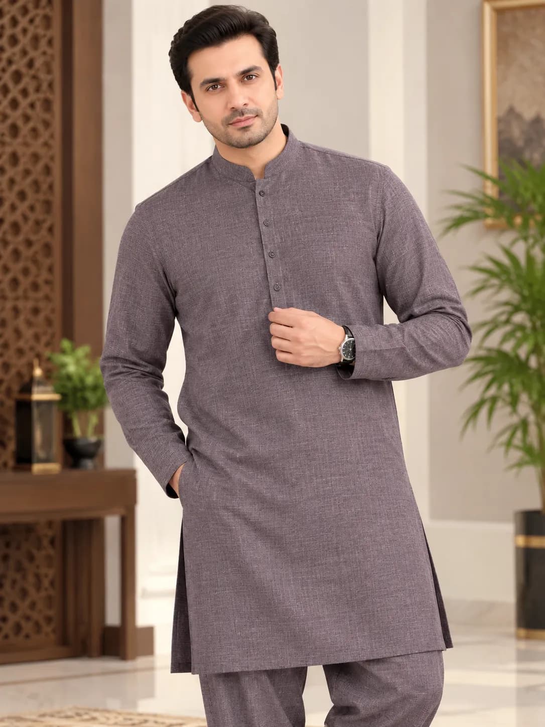 J. Premium Collection – Unstitched Suit